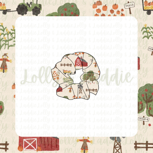 Pick Of The Patch - Adult Scrunchie (READY-TO-SHIP)