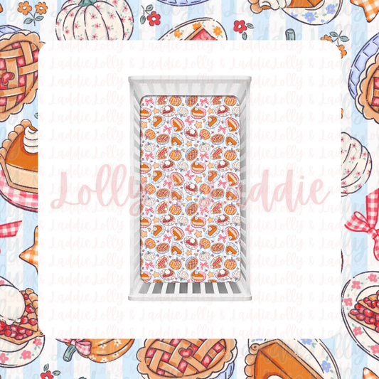 Just One More Slice - Crib Sheet (READY-TO-SHIP)