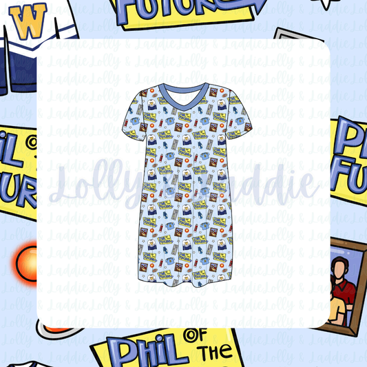 Time Jump - Women’s Sleep Dress (READY-TO-SHIP)