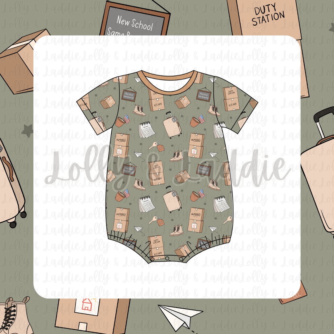 Little Hero Life - T-Shirt Romper (READY-TO-SHIP)