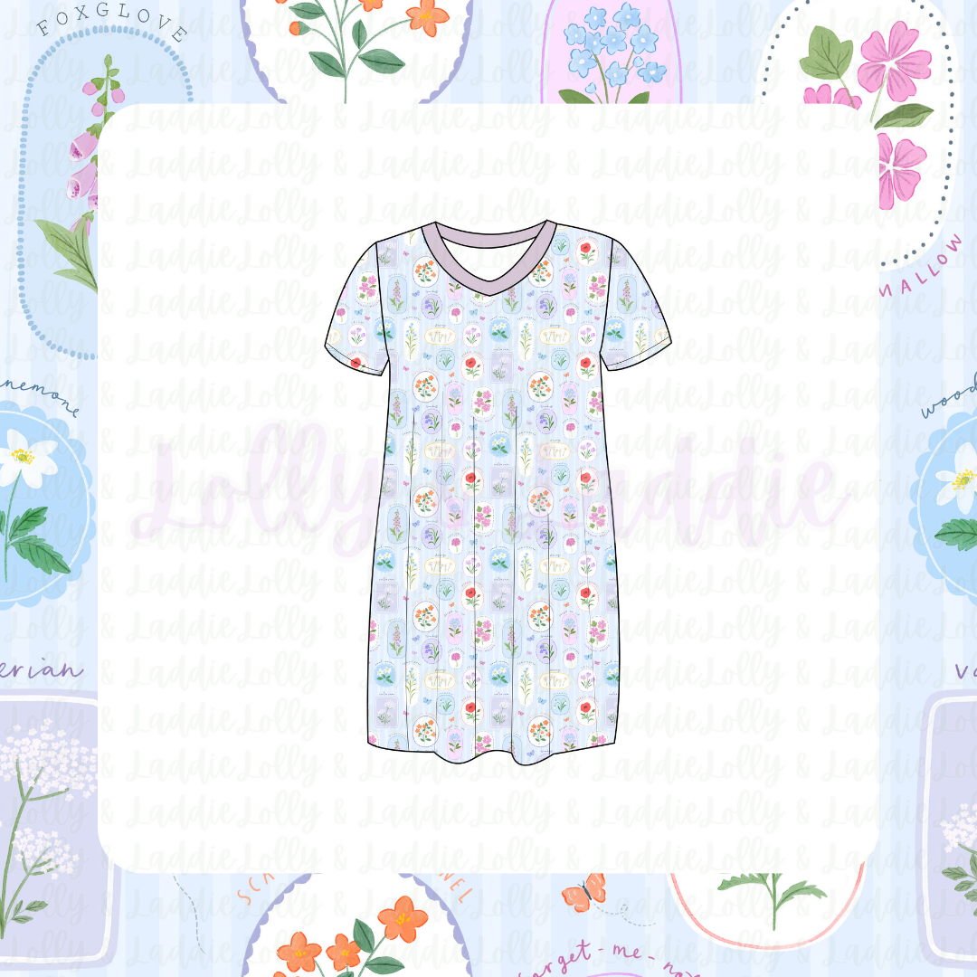 In Full Bloom - Women’s Sleep Dress (READY-TO-SHIP)