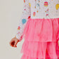 Flappy Birthday (Pink) - Long Sleeve Tutu Dress (READY-TO-SHIP)