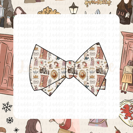 Through The Wardrobe - 3" Bow Clip (READY-TO-SHIP)