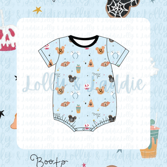 Spooky Ever After - T-Shirt Romper (READY-TO-SHIP)