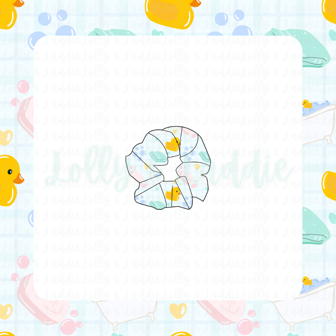 Splish Splash - Adult Scrunchie (READY-TO-SHIP)