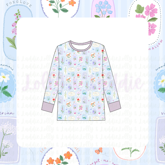 In Full Bloom - Adult (Pajama Top) (READY-TO-SHIP)
