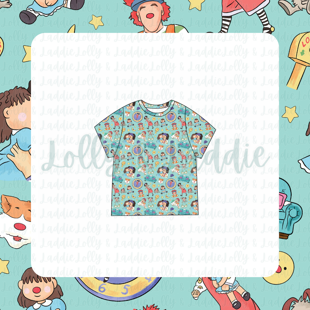 Ten Second Tidy - Adult (Short-Sleeve Pajama Top) (PRE-ORDER)