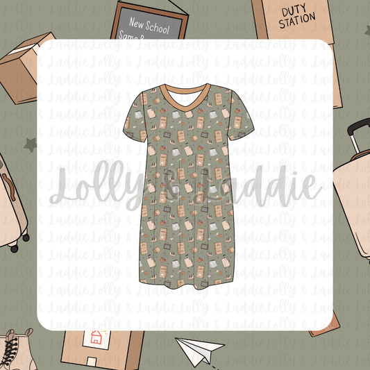 Little Hero Life - Women’s Sleep Dress (READY-TO-SHIP)