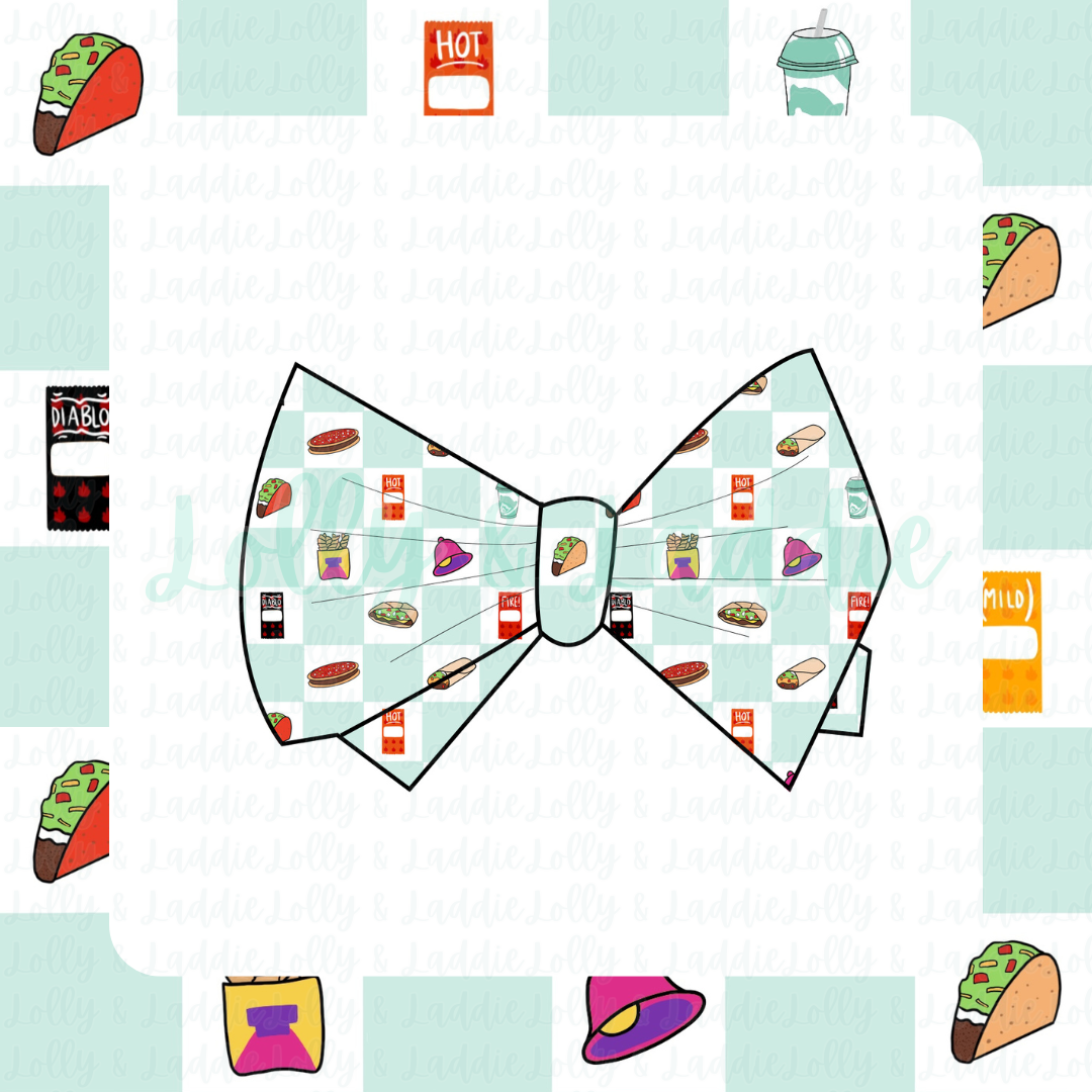 Live Más - 3" Bow Clip