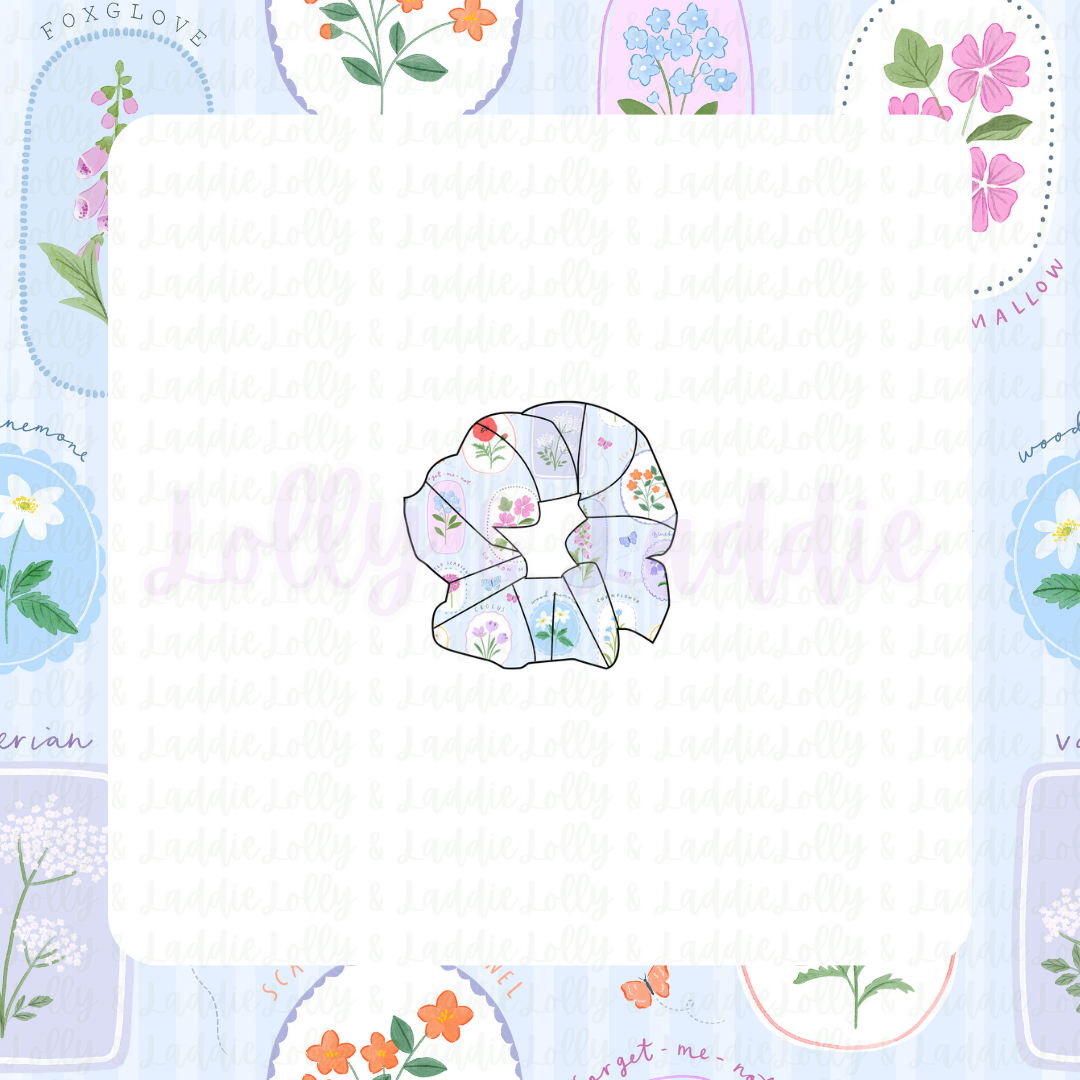 In Full Bloom - Adult Scrunchie (READY-TO-SHIP)