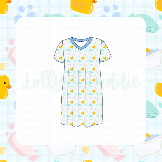 Splish Splash - Women’s Sleep Dress (READY-TO-SHIP)