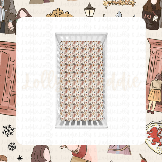 Through The Wardrobe - Fitted Sheet (READY-TO-SHIP)