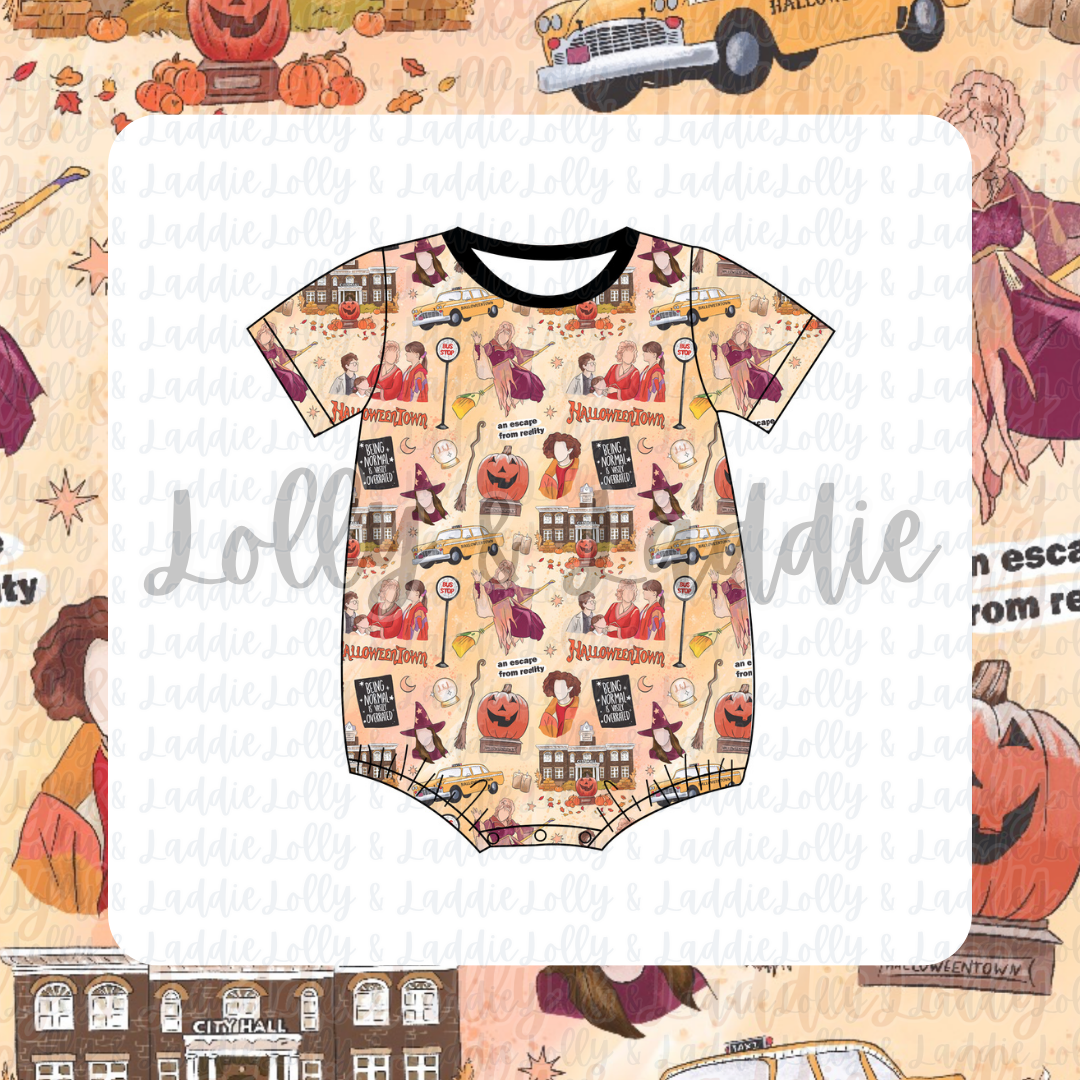 Halloween Is Cool - T-Shirt Romper (PRE-ORDER)