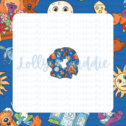 Blue House Hugs - Adult Scrunchie (PRE-ORDER)