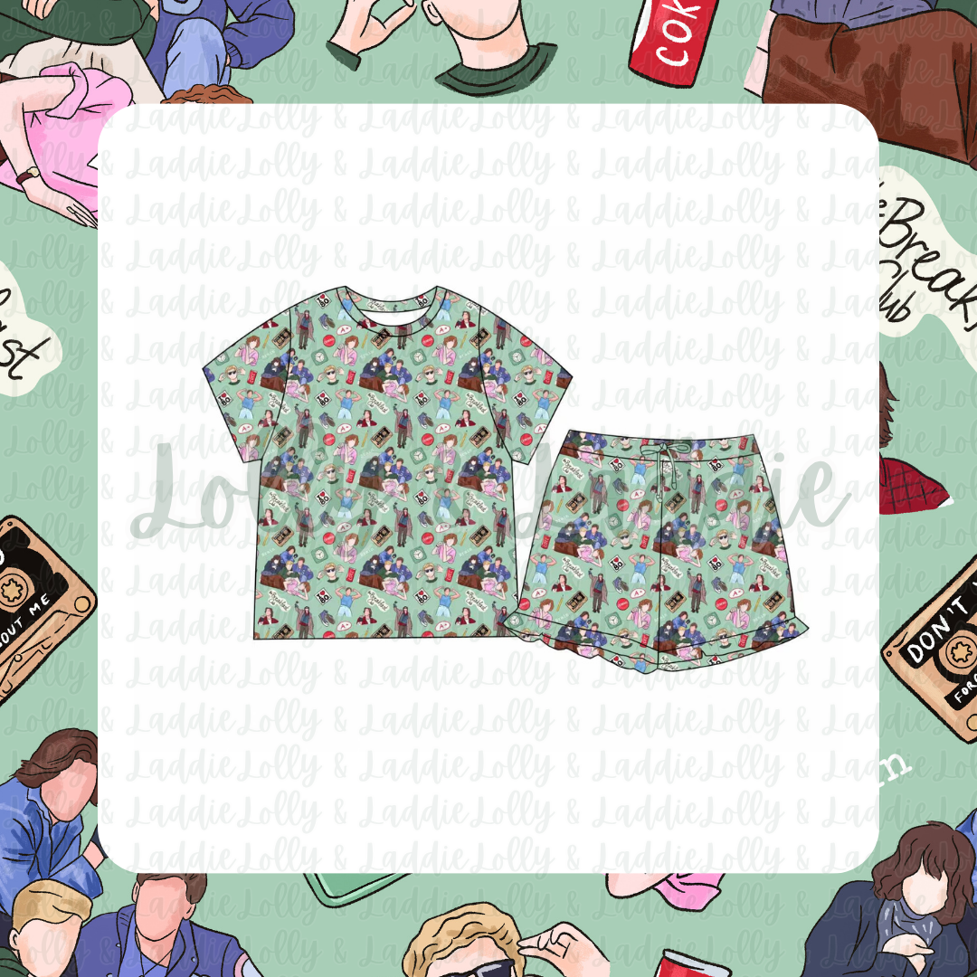 Rebel Morning - Women's Shorts Set (READY-TO-SHIP)