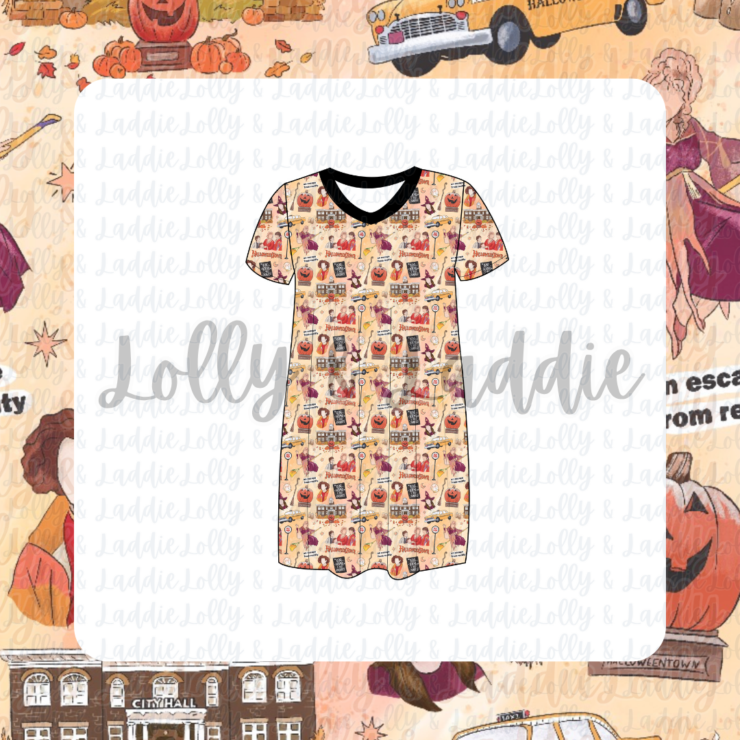 Halloween Is Cool - Women’s Sleep Dress (PRE-ORDER)