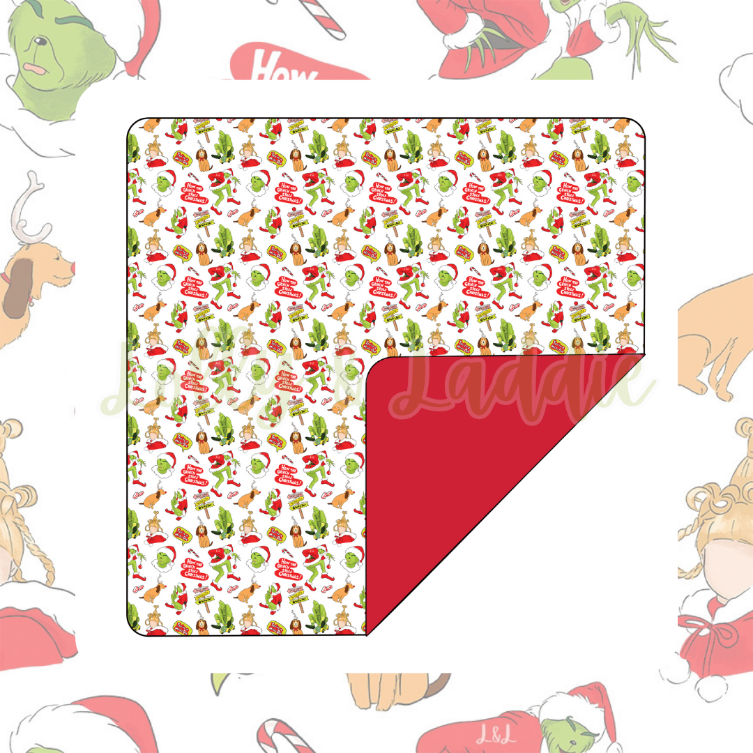 You’re A Mean One - Blanket (READY-TO-SHIP)