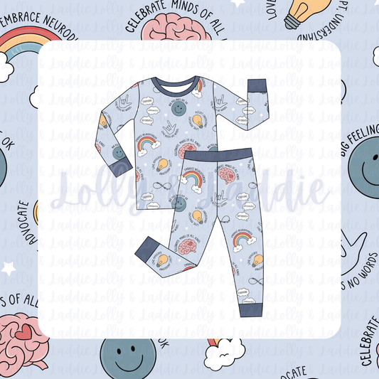 Minds Of All Kinds - Kid (Pant Set) (READY-TO-SHIP)