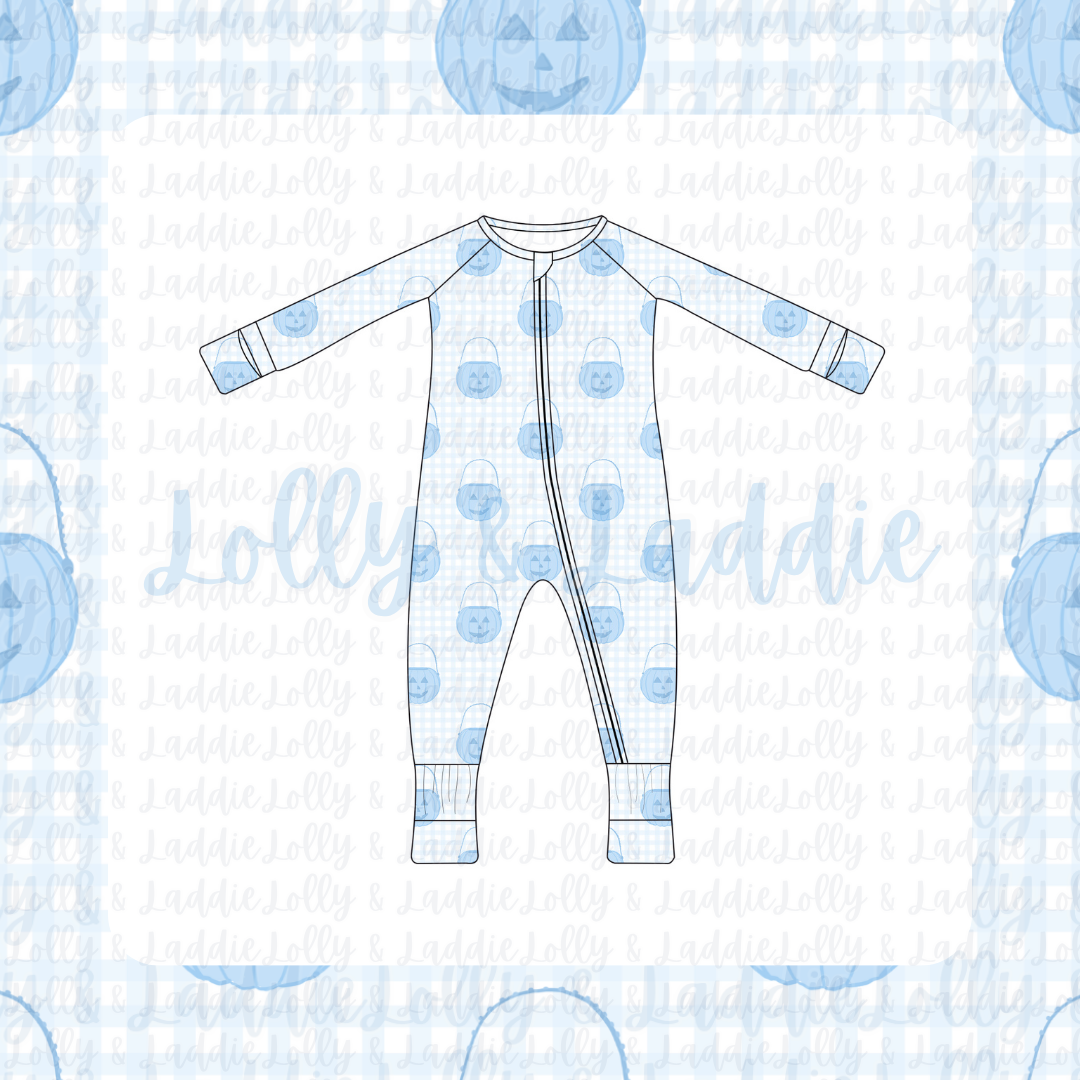 Pumpkin Pail Parade (Blue) - Sleeper (PRE-ORDER)
