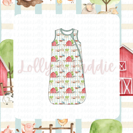 Little Red Barn - Sleep Bag (READY-TO-SHIP)
