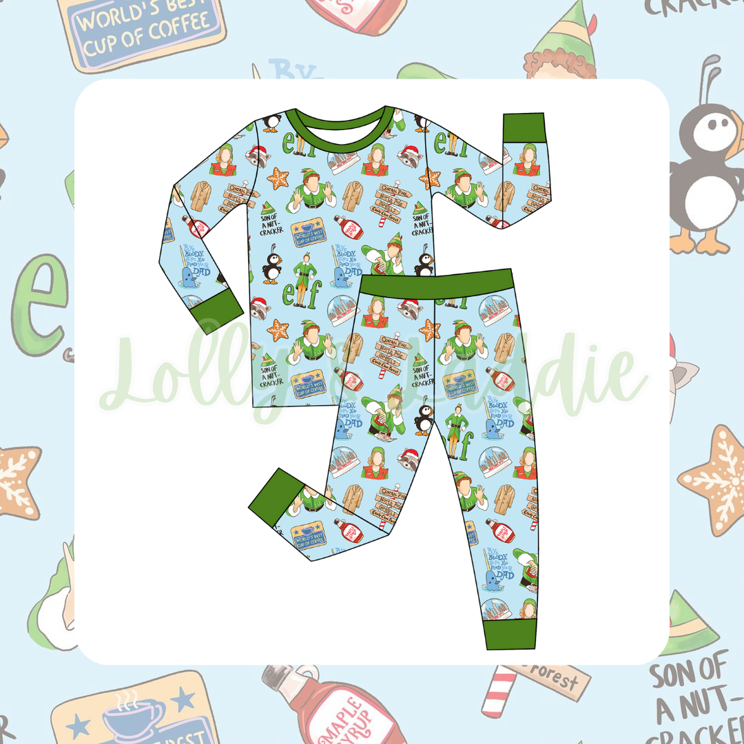 Cotton-Headed Ninny Muggins - Kid (Pant Set) (READY-TO-SHIP)