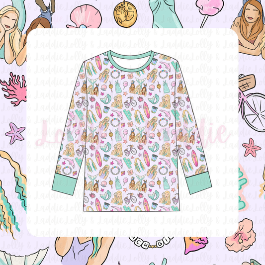 Starfish Secrets - Adult (Pajama Top) (READY-TO-SHIP)