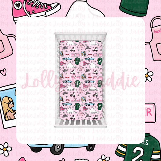 Princeton Girl 818 - Crib Sheet (READY-TO-SHIP)