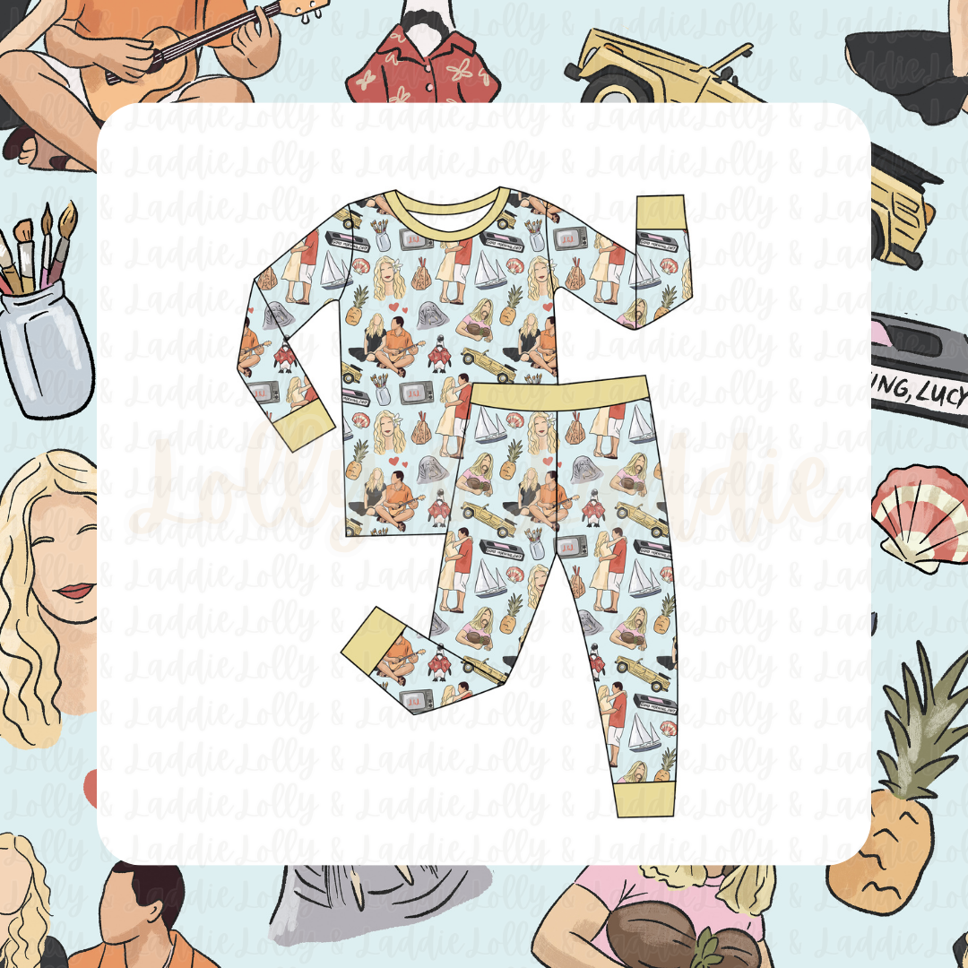 Aloha Again - Kid (Pant Set) (READY-TO-SHIP)