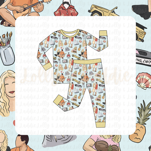 Aloha Again - Kid (Pant Set) (READY-TO-SHIP)