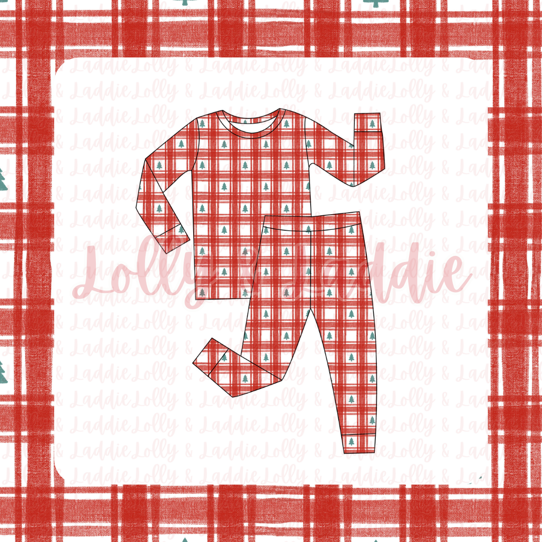 Tree-Mendous Tidings - Kid (Pant Set) (PRE-ORDER)