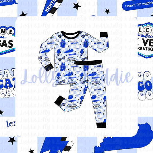 Big Blue Nation - Kid (Pant Set) (READY-TO-SHIP)
