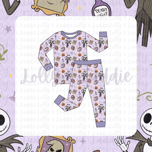 Holly Jolly Haunts - Kid (Pant Set) (READY-TO-SHIP)