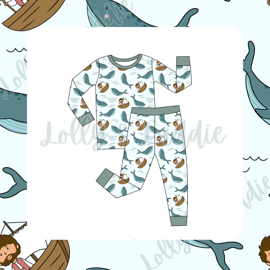 Into The Deep - Kid (Pant Set) (READY-TO-SHIP)