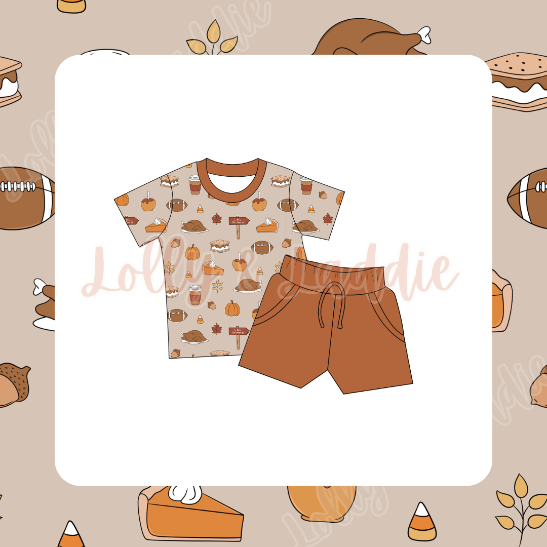 Gobble 'Til You Wobble - Kid (Short Sleeve Play Set) (READY-TO-SHIP)