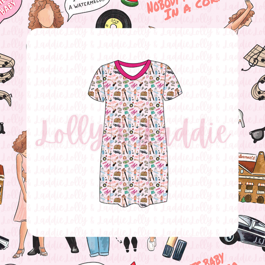 Time Of My Life - Women’s Sleep Dress (READY-TO-SHIP)