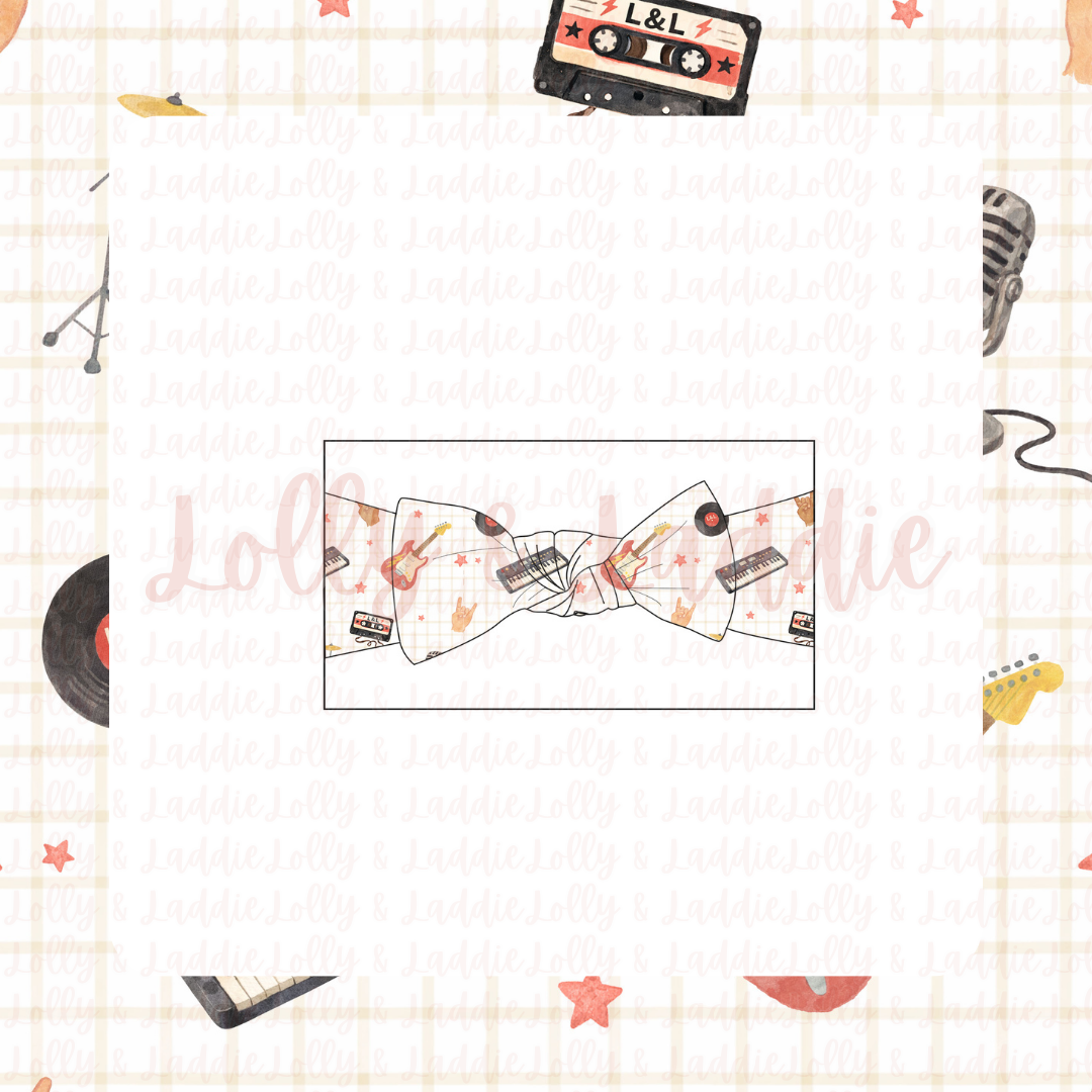 Jam Session - Baby Headband (READY-TO-SHIP)