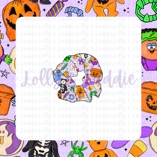 Halloween Time Capsule - Adult Scrunchie (READY-TO-SHIP)