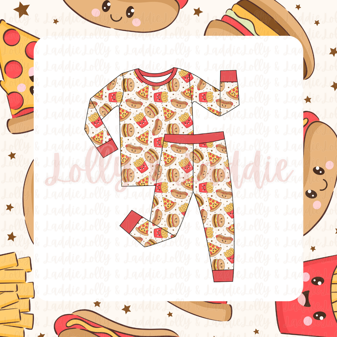 Little Foodies - Kid (Pant Set) (READY-TO-SHIP)