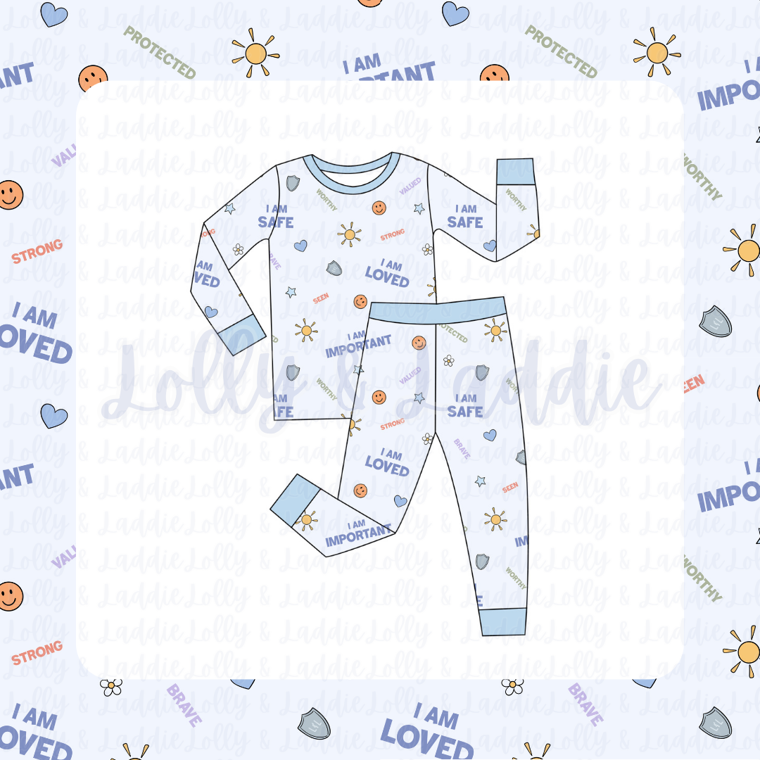 Safe & Loved - Kid (Pant Set) (READY-TO-SHIP)