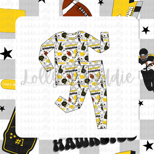 Prairie Gold Wave - Kid (Pant Set) (READY-TO-SHIP)
