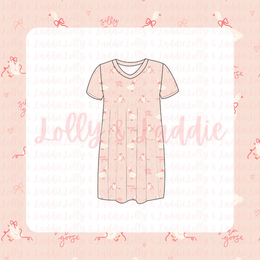 Mama Goose - Women’s Sleep Dress (READY-TO-SHIP)