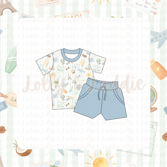 Wish You Were Here - Kid (Short Sleeve Play Set) (READY-TO-SHIP)