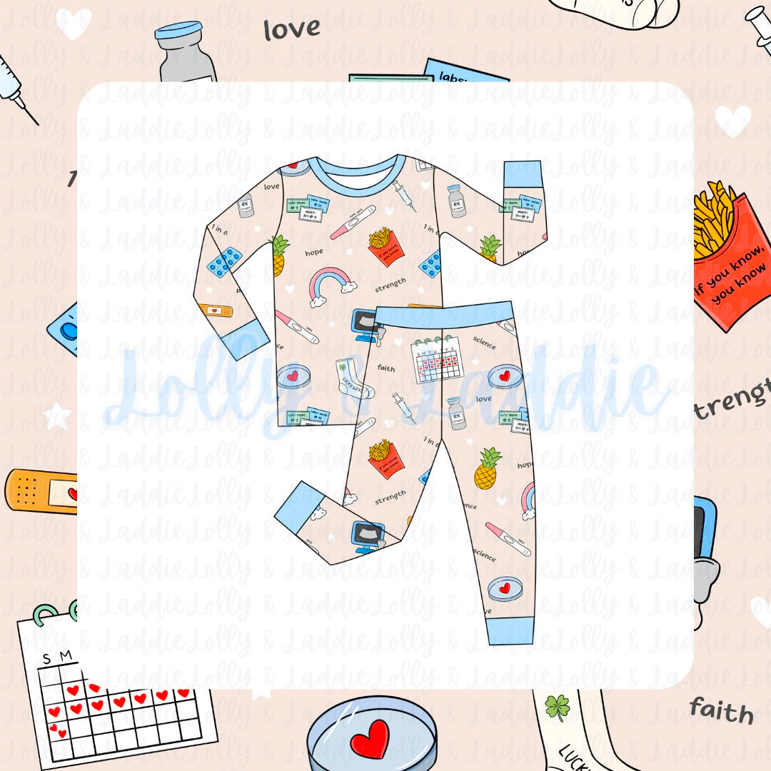 Worth The Wait - Kid (Pant Set) (READY-TO-SHIP)