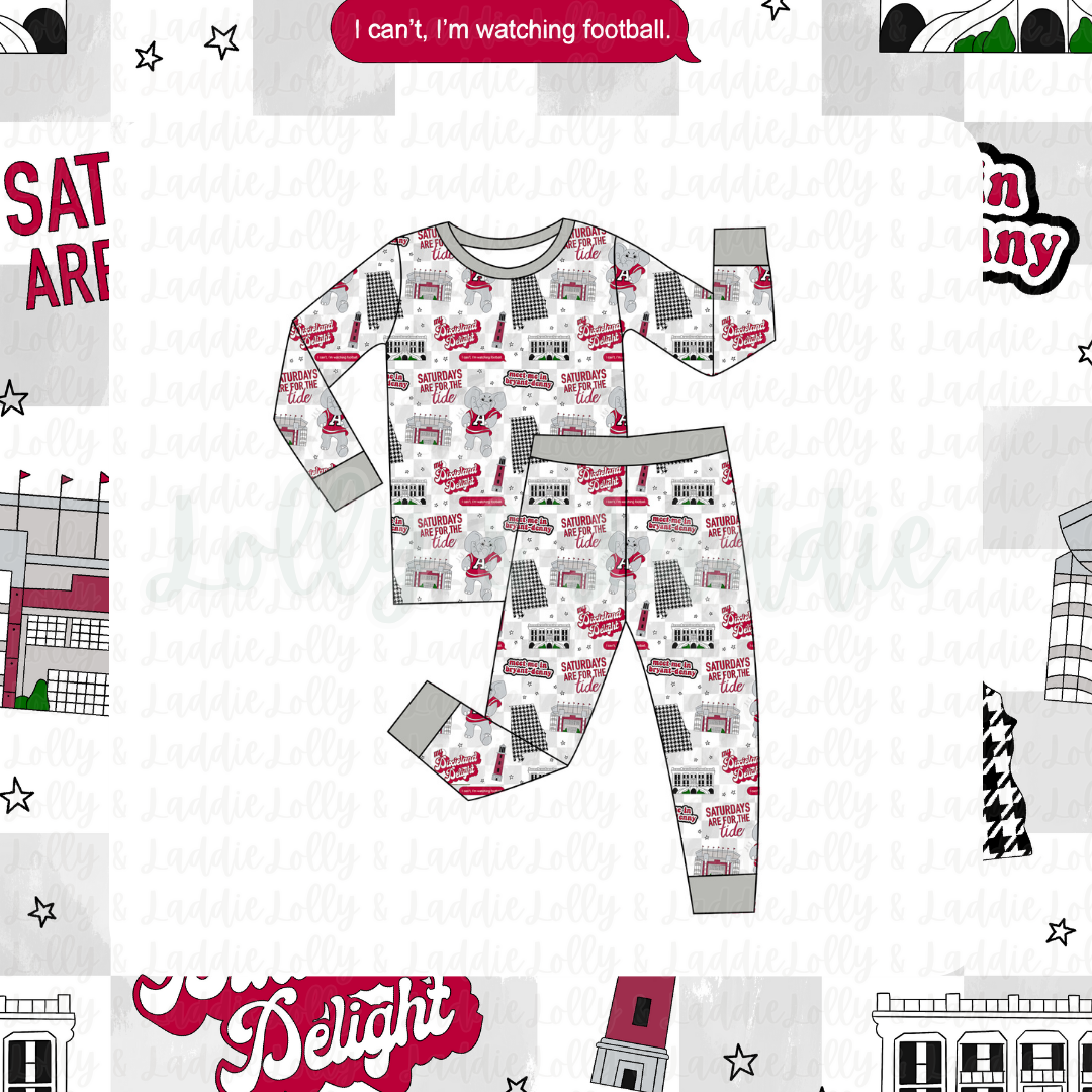 Crimson & Cozy - Kid (Pant Set) (READY-TO-SHIP)
