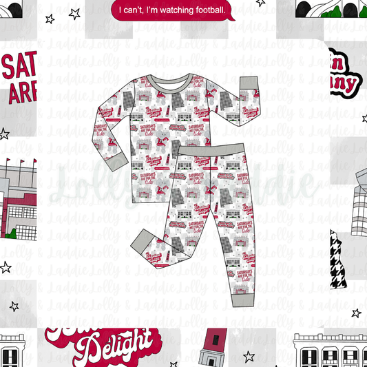 Crimson & Cozy - Kid (Pant Set) (READY-TO-SHIP)