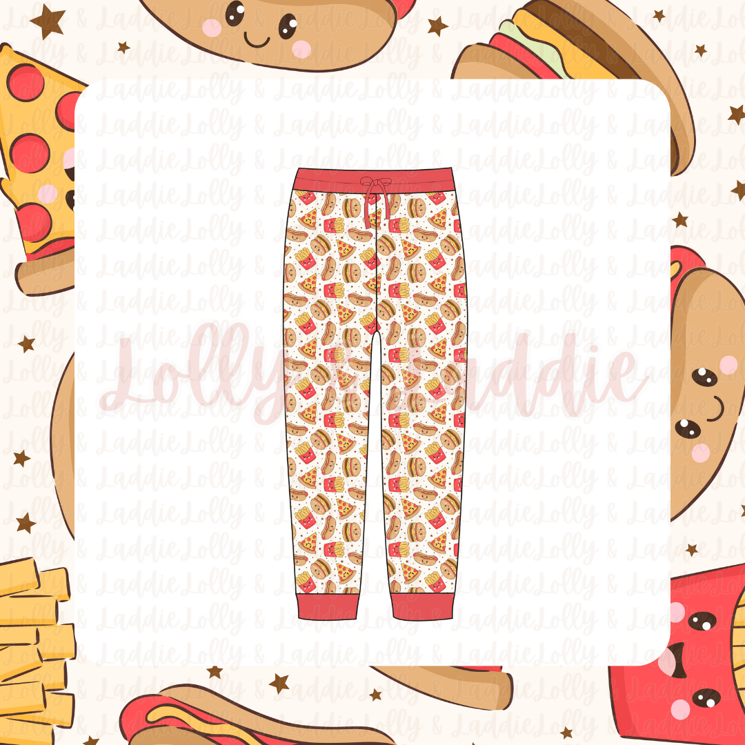 Little Foodies - Adult (Jogger Pants) (READY-TO-SHIP)