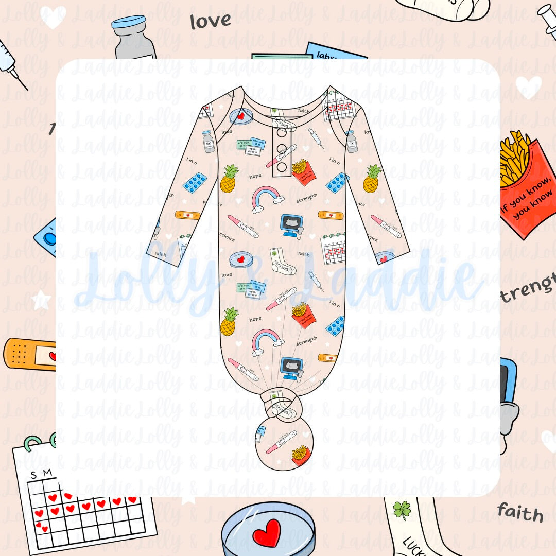 Worth The Wait - Knotted Gown (READY-TO-SHIP)