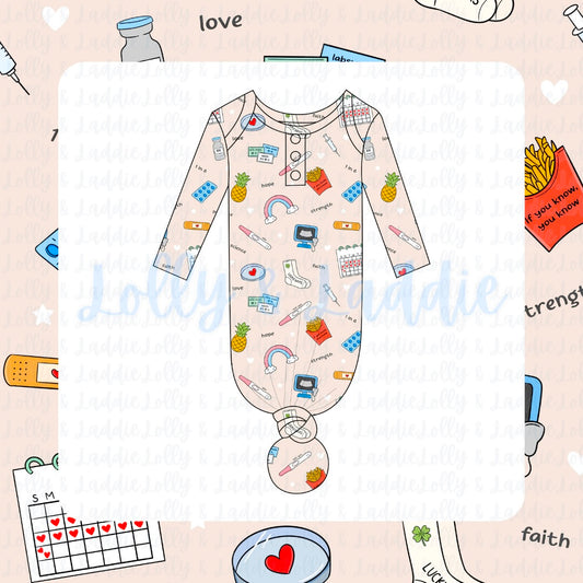 Worth The Wait - Knotted Gown (READY-TO-SHIP)