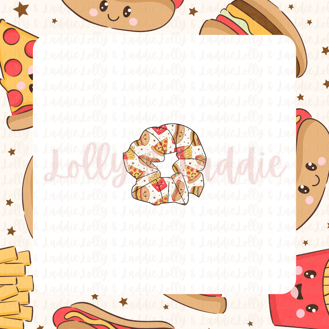 Little Foodies - Adult Scrunchie (READY-TO-SHIP)
