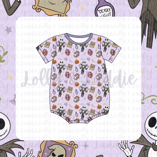 Holly Jolly Haunts - T-Shirt Romper (READY-TO-SHIP)